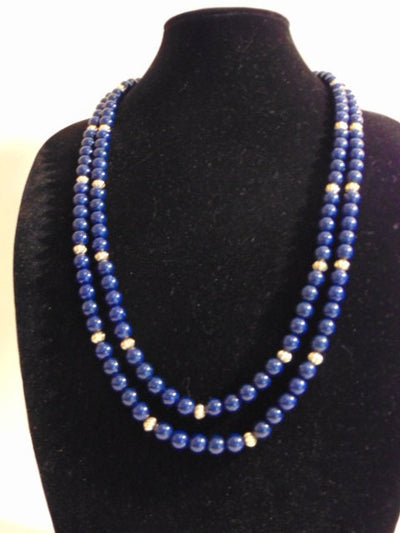 Vintage KJL Necklace and Ram Earrings Set: Avon Gold Tone Jewelry