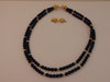 Vintage KJL Necklace and Ram Earrings Set: Avon Gold Tone Jewelry