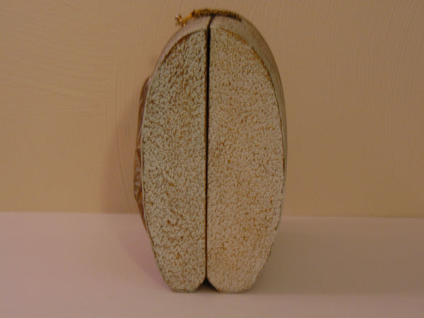 Vintage Timmy Woods Wooden Fish Purse - Rare Retired Design