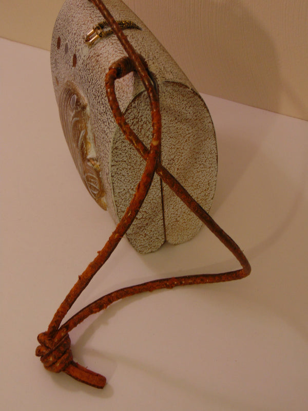 Vintage Timmy Woods Wooden Fish Purse - Rare Retired Design