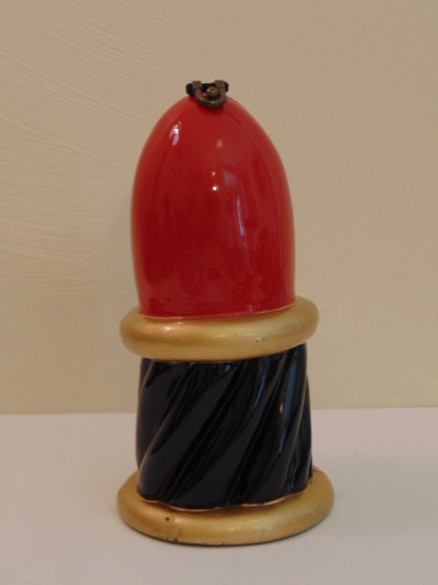 Rare Timmy Woods Lipstick Purse: Vintage Novelty Bag