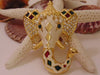 Vintage KJL Elephant Brooch: Kenneth Jay Lane Statement Jewelry