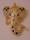 Vintage KJL Elephant Brooch: Kenneth Jay Lane Statement Jewelry