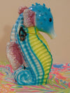 Timmy Woods Pastel Seahorse Wooden Purse with Swarovski Crystals