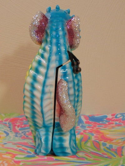 Timmy Woods Pastel Seahorse Wooden Purse with Swarovski Crystals