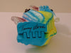 Timmy Woods Pastel Seahorse Wooden Purse with Swarovski Crystals