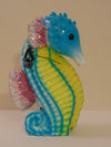 Timmy Woods Pastel Seahorse Wooden Purse with Swarovski Crystals