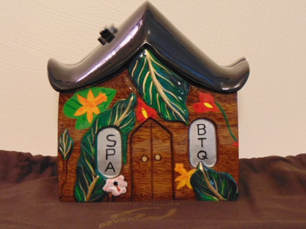Timmy Woods Spa Boutique Purse: Collectible Wood Art Bag