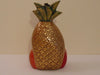 Retired Timmy Woods Pineapple Purse: Hand Carved Tropical Bag
