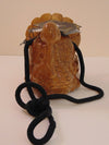 Retired Timmy Woods Wooden Turkey Purse - Handcrafted Acacia Wood Thanksgiving Decor Bag