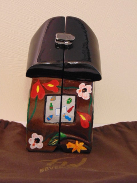 Timmy Woods Spa Boutique Purse: Collectible Wood Art Bag