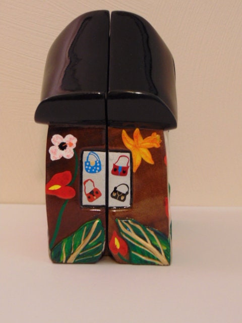 Timmy Woods Spa Boutique Purse: Collectible Wood Art Bag