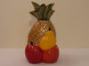 Retired Timmy Woods Pineapple Purse: Hand Carved Tropical Bag