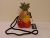 Retired Timmy Woods Pineapple Purse: Hand Carved Tropical Bag