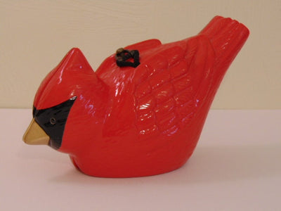 Retired Timmy Woods Cardinal Purse: Hand Carved Acacia Wood Sculpture