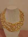 Elizabeth Taylor Avon Gold Vine Necklace with Crystals
