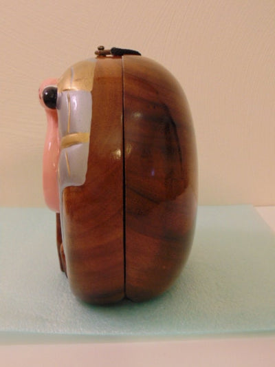 Vintage Timmy Woods Wooden Flamingo Purse: Collectible Shoulder Bag