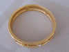 Vintage Liz Taylor Gold Bangle Bracelet: Crystal Heart & Rose Design