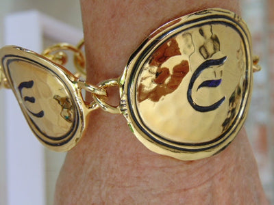 Elizabeth Taylor Bracelet Gold Coast Bracelet-Elizabeth Taylor Jewelry By Kenneth Jay Lane