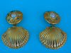 Vintage KJL Royal Sea Collection: Necklace and Clip On Earrings Set