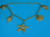 Vintage KJL Royal Sea Collection: Necklace and Clip On Earrings Set