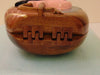 Vintage Timmy Woods Wooden Flamingo Purse: Collectible Shoulder Bag