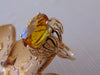 Vintage 14KTYG Citrine Ring: 6 Carat Oval Solitaire, Size 9.5