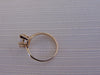 14KTYG Marquee CZ Ring - Size 7 3/4 - Prong Set