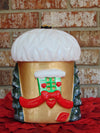 Vintage Timmy Woods Holiday House Wooden Crossbody Bag - Christmas Decor