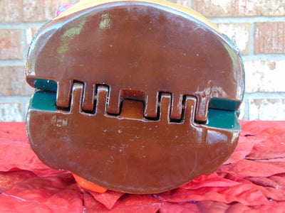 Vintage Timmy Woods Holiday House Wooden Crossbody Bag - Christmas Decor