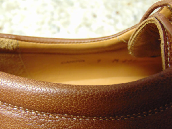 Mezlan Canova Leather Derby Shoes - Men's Size 9, Made in Spain