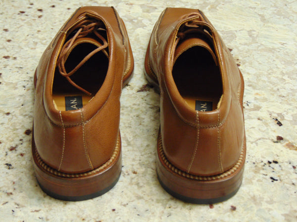 Mezlan Canova Leather Derby Shoes - Men's Size 9, Made in Spain