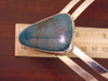 925 Sterling Silver Turquoise Choker: Southwest Western Jewelry