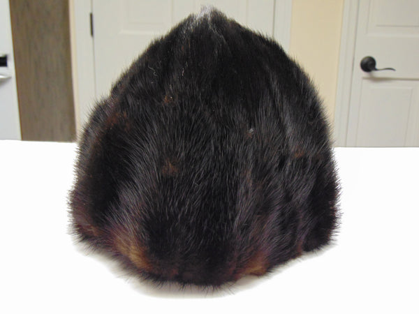 Vintage Black Mink Hat - Paris Boutique Label
