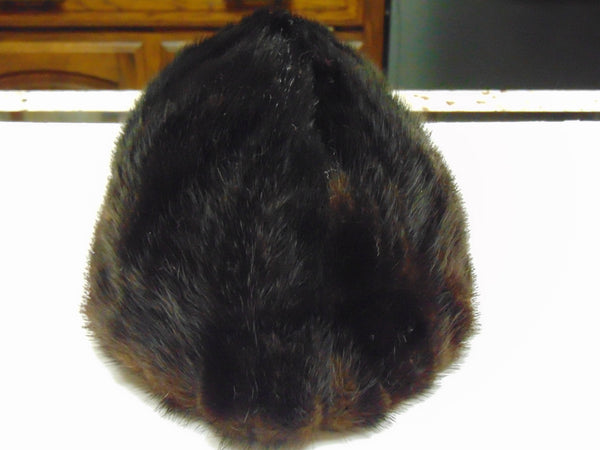 Vintage Black Mink Hat - Paris Boutique Label
