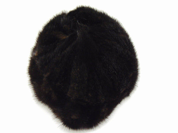Vintage Black Mink Hat - Paris Boutique Label