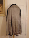 Vintage Section Mink Fur Coat: Mahogany & Sapphire, Full Length, Ladies Large
