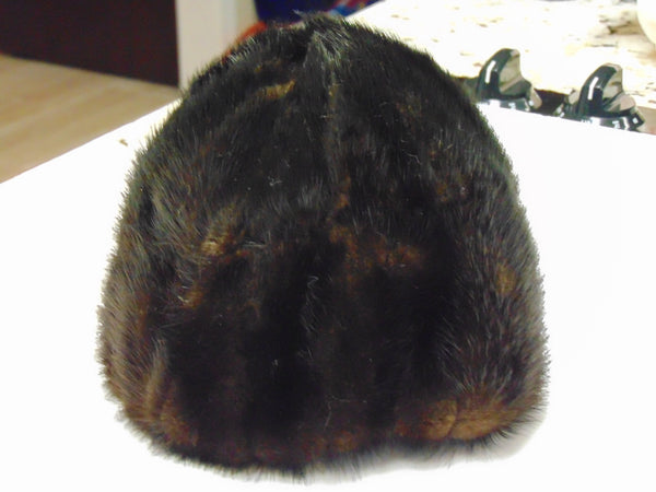 Vintage Black Mink Hat - Paris Boutique Label