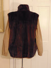 Reversible Mink Bomber Jacket Vest - Birger Christensen - Size XXL