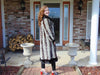 Vintage Section Mink Fur Coat: Mahogany & Sapphire, Full Length, Ladies Large