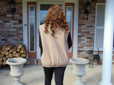 Reversible Mink Bomber Jacket Vest - Birger Christensen - Size XXL