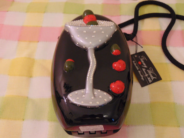 Vintage Timmy Woods Martini Purse: Collectible Designer Shoulder Bag