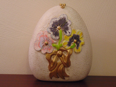 Vintage Timmy Woods Pansie Purse: Floral Spring Summer Bag