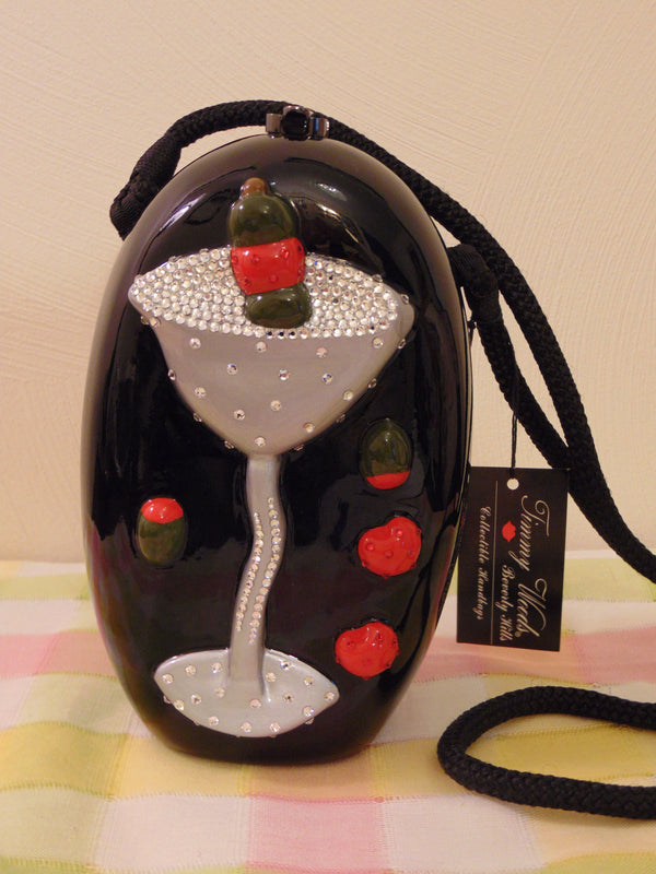 Vintage Timmy Woods Martini Purse: Collectible Designer Shoulder Bag