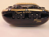 Vintage Timmy Woods Beetle Purse: Black & Gold Wooden Scarab
