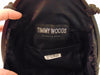 Vintage Timmy Woods Beetle Purse: Black & Gold Wooden Scarab