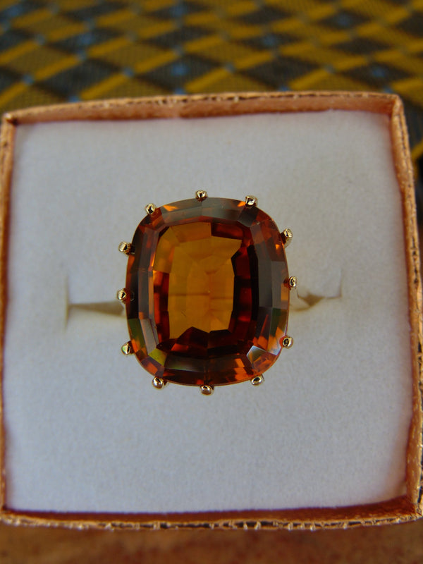 Vintage Citrine Ring