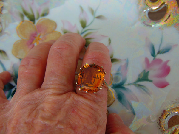 Vintage Citrine Ring
