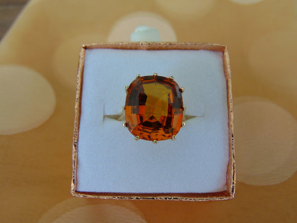Vintage Citrine Ring