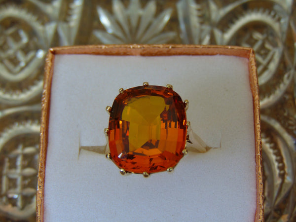 Vintage Citrine Ring